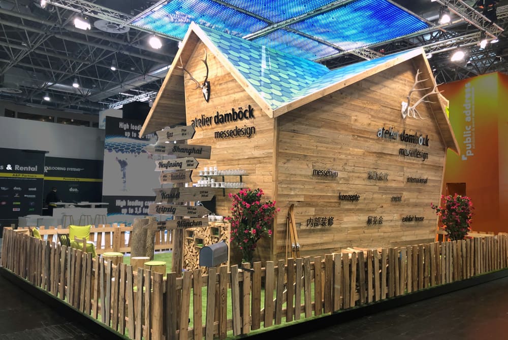 atelier damböck with an extraordinary concept at the EuroShop 2020 in Düsseldorf.